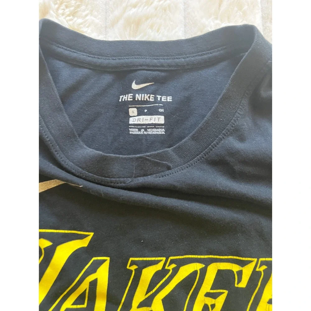 Nike Kids Los Angeles Lakers 2020 NBA Champions Dri-FIT T-Shirt Black Small S